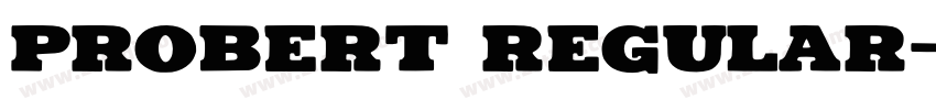 Probert Regular字体转换